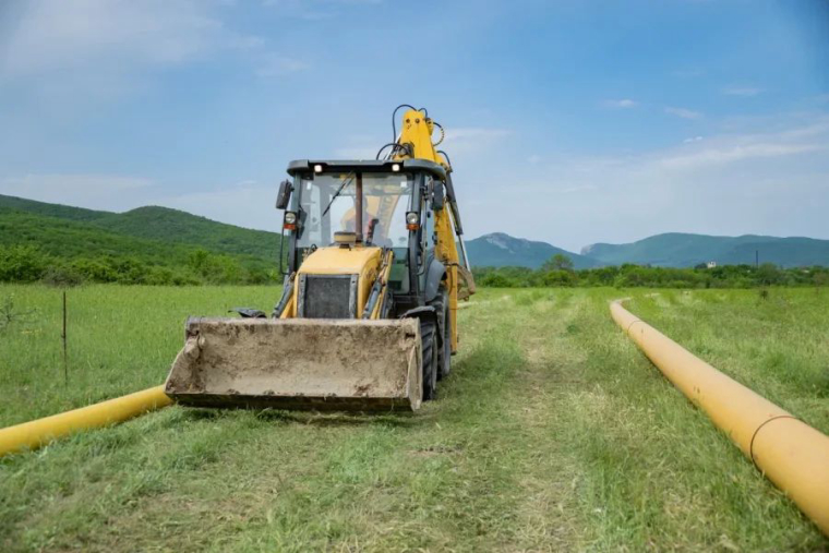 В Севастополе приступили к строительству 4-й очереди магистрального газопровода в Байдарской долине