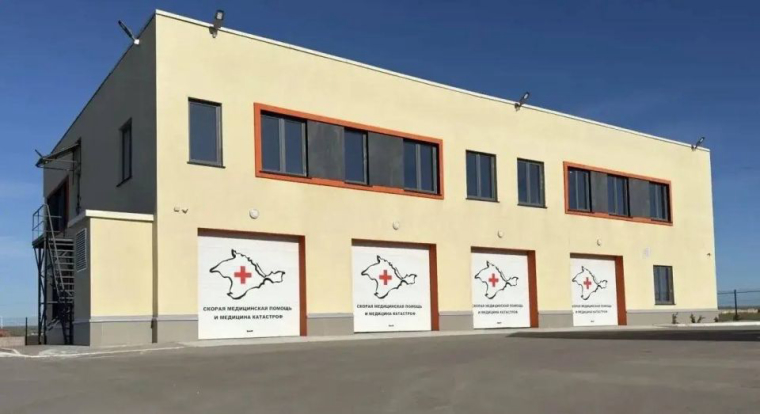 В двух крымских поселках завершено строительство новых зданий подстанций скорой медицинской помощи